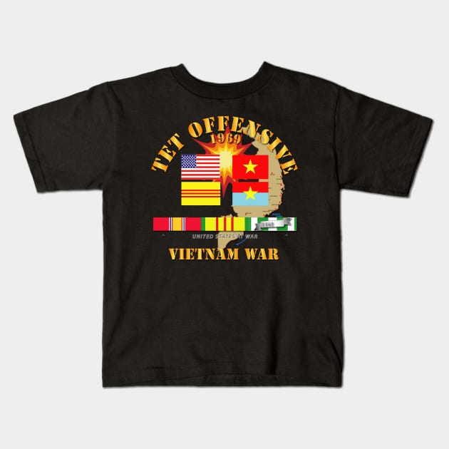 Vietnam - 1969 tet offensive Kids T-Shirt by twix123844